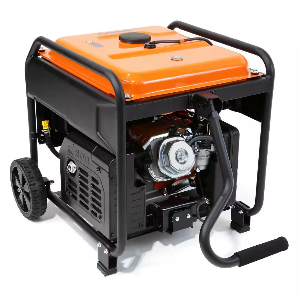 6250/5000-Watt RV and Transfer-Switch-Ready Recoil Start Open Frame Gas-Powered Inverter Generator with CO Watchdog