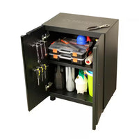 7-Piece Regular Duty Welded Steel Garage Storage System in Black (109 In. W X 75 In. H X 19.6 In. D)
