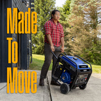 10,000 Peak Watt Portable Inverter Generator, Gas Powered, Remote Start with CO Sensor