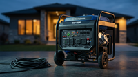 10,000 Peak Watt Portable Inverter Generator, Gas Powered, Remote Start with CO Sensor — Lifestyle