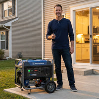 10,000 Peak Watt Portable Inverter Generator, Gas Powered, Remote Start with CO Sensor — Lifestyle