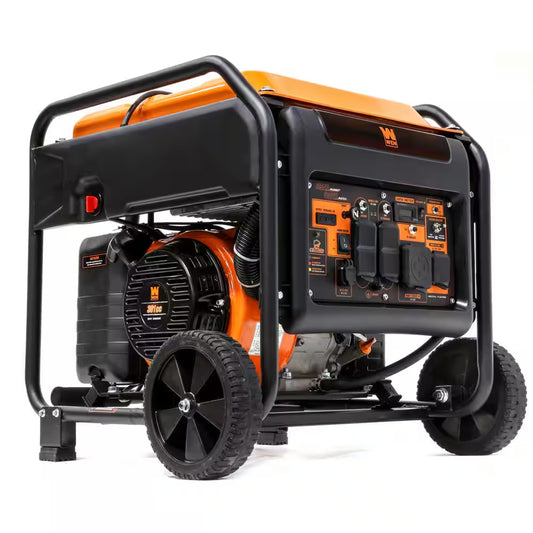 6250/5000-Watt RV and Transfer-Switch-Ready Recoil Start Open Frame Gas-Powered Inverter Generator with CO Watchdog