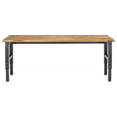 8 Ft. Adjustable Height Birch Top Workbench